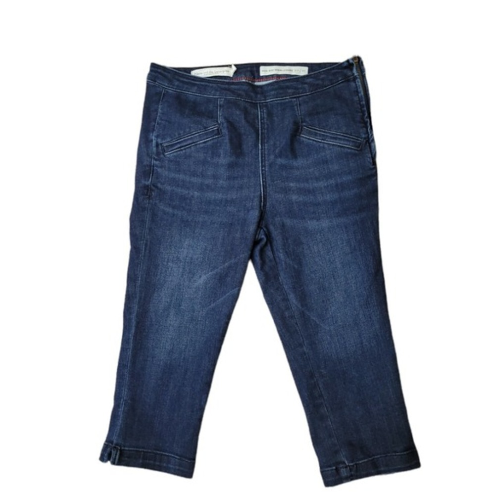 PILCRO LETTERPRESS Women 27 high rise denim cropped legging‎ Jeans Anthropologie